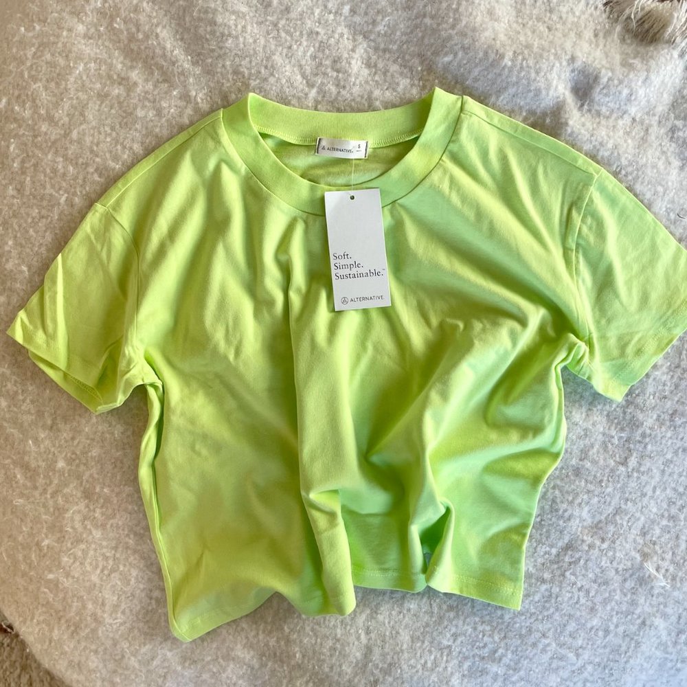 Alternative Apparel Lime Green Tee